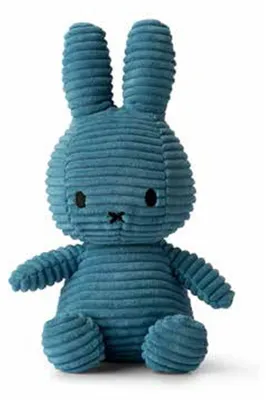 Produktbild von Miffy Cord-Plüschfigur (petrolblau, 24cm) Kuscheltier Stofftier Hase Plüschtier