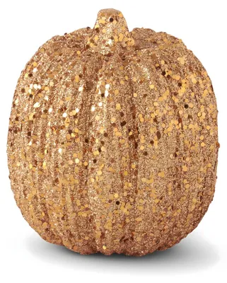 Produktbild von Glitzer Kürbis als Deko an Halloween