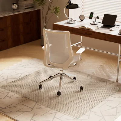 Productafbeelding van Glazen vloerbeschermingsmat, bureaustoel, 5 mm gehard glas, 90x120