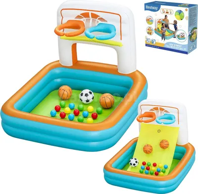 Immagine prodotto di Bestway® Piscina con palline 3 in 1 Kick 'n Swish™ 120 x 107 x 84 cm