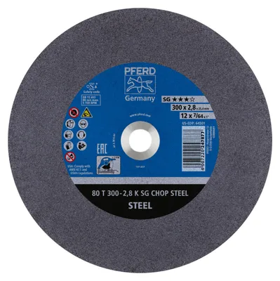 Produktbild von PFERD Cut-off wheels for chopsaws (CHOPSAW) SG CHOP STEEL, 30 cm, 20 Stück(e)