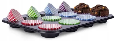 Produktbild von Orion Muffinblech 35x27cm antihaftbeschichtet mit 12 Mulden