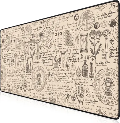 Produktbild von Titanwolf Gaming Mauspad XXL, 900 x 400 x 3 mm, Schreibtischunterlage, abwaschbar, rutschfeste Rückseite, Geschwindigkeit & Präzision, Alchemy