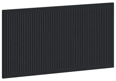 Immagine prodotto di vidaXL Testiera da parete, colore nero, realizzata in materiale composito di legno