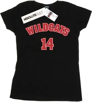 Produktbild von Disney - "High School Musical The Musical Wildcats 14" T-Shirt für Damen BI24354 (L) (Schwarz)