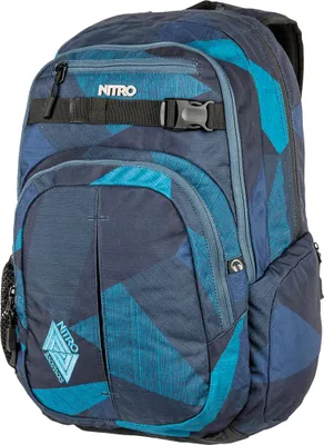 Produktbild von NITRO Freizeitrucksack Rucksack mit Laptopfach Daypacker Collection Chase Backpack 35L Fragments Blue blau