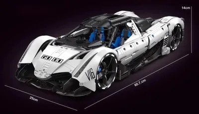 Produktbild von TGL T5052 – Devel Sixteen V16 Technik Klemmbaustein Modell static ohne Motoren