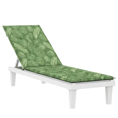 Produktbild von Cloris DesignMöbel Gartenmöbelauflagen - Grün Liegestuhl-Auflage Blattmuster Oxford-Gewebe Schlichtes5201728