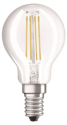 Produktbild von OSRAM LED BASE FILAMENT CL P 40 4 W/827 E14 M2, LED-Lampe
