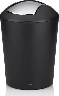 Obrázek produktu pro Odpadkový koš 5 litrů, plastový, černý