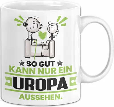 Produktbild von Uropa Geschenk Tasse So Gut Kann Nur Ein Uropa Aussehen Geschenkidee Kaffee-Becher (Weiß)