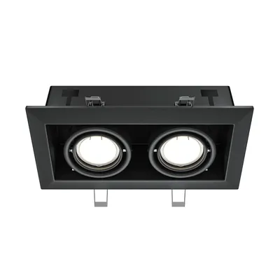 Productafbeelding van Maytoni DL008-2-02-B, 2 lampen, GU10 fitting, IP20, zwart