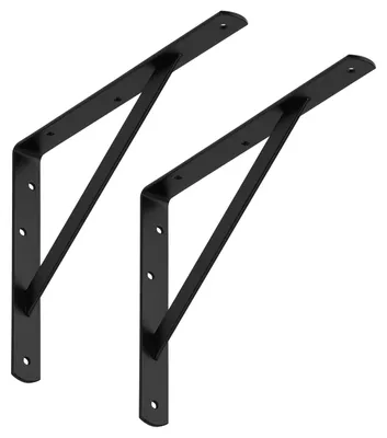 Produktbild von SOTECH Schwerlast-Konsole 300 x 225 x 30 x 4 mm schwarz (2 Stück)