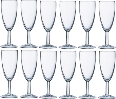 Produktbild von Arcoroc Champagnerglaser - 12x - transparent - 150 ml - Glaser
