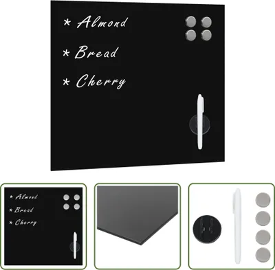 Image de The Living Store Tableau magnétique mural verre 60x60 cm