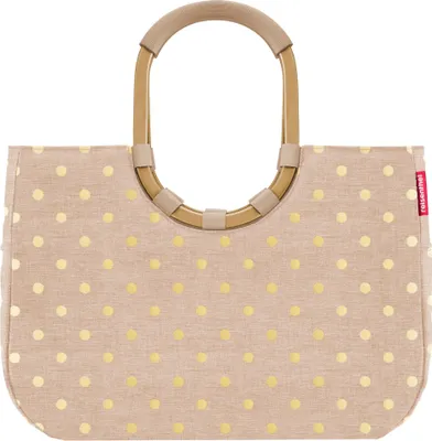 Produktbild von reisenthel loopshopper L frame metallic dots coffee