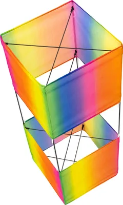 Obrázok produktu pre Jednošnúrový šarkan HQ Classic Box Kite 102308 Rainbow 81 x 30 cm