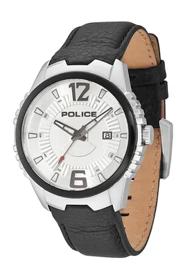 Produktbild von Police 13592JSTB.04 Herren-Armbanduhr, Edelstahl-Gehäuse, Leder-Armband