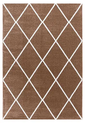Produktbild von Teppich Läufer Wohnzimmer Kupfer 80x150 Geometrisches Design