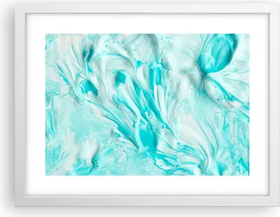 Produktbild von Gerahmtes Poster - Weißer Rahmen - Blume Abstraktion - 40x30 cm - Wand Bild - Wanddeko - Wandbilder - Kunstposter - Wandposter - Bilderrahmen - Bilder - Kunstdruck - Wandbild - P2WAA40x30-3827