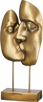 Produktbild von Casablanca by Gilde Skulptur Kuss goldfarben H. 41,5 cm, 55136