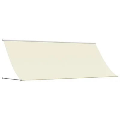 Produktbild von vidaXL Markise Einziehbar Creme 400x150 cm Stoff und Stahl