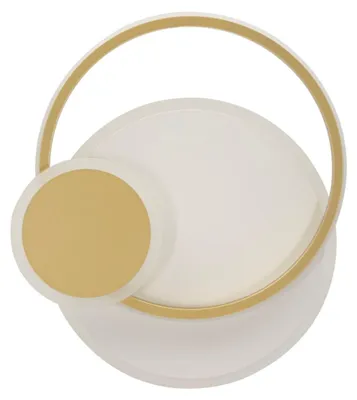 Produktbild von Mauro Ferretti LED Wandlampe Dish Gold 29x6,5x34 cm 3 Farbtemperaturen