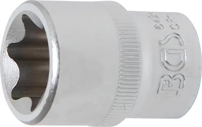 Image de BGS Douille profil E entraînement carré intérieur 12,5 mm (1/2") SW E24 - 6424