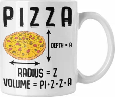 Produktbild von Trendation - Lustige Pizza Tasse Geschenk Pizza-Liebhaber Spruch Geschenkidee Pizzalover (Weiß)