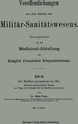 Produktbild von Der Bacillus pyocyaneus im Ohr