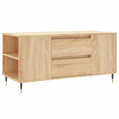 Image de vidaXL Table basse chêne Sonoma 102x44,5x50 cm Bois composite