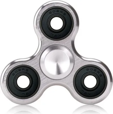 Obrázek produktu pro Šedý kovový ruční fidget spinner trvá pouze 6 minut