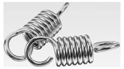 Produktbild von 2 Stück Hängemattenfedern Metall Federhaken für Verandaschaukel und Hängesessel Aufhängung