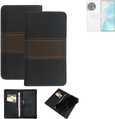 Produktbild von K-S-Trade Hülle Handyhülle kompatibel mit OnePlus 12R Schutzhülle Walletcase Bookstyle Tasche Schutz Case Handytasche Wallet Cover Kunstleder