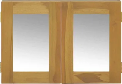 Produktbild von zrcadlová skříňka vidaXL 60x10x40 cm z masivního teakového dřeva