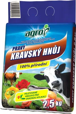 Obrázok produktu pre AGRO pravý kravský hnoj 2,5 kg