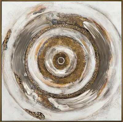 Produktbild von ArtUniverse Leinwandbild Goldene Meditation 102,5 x 102,5 cm