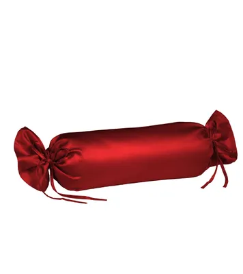 Produktbild von liebling Kissenhülle Nackenrolle Interlock Jersey 40 x 15 cm, Farbe bordeaux rot, Kissenbezug aus 100% Baumwolle, edler Glanz, waschbar 60 Grad