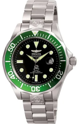 Produktbild von Invicta Grand Diver 3047 Herren armbanduhr - Automatikuhr - Edelstahl mit schwarzen zifferblat - 47mm