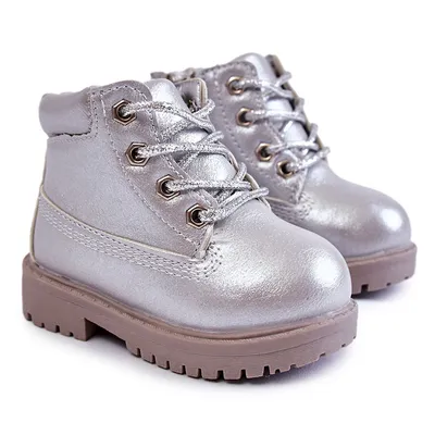 Produktbild von Kinder Trapper Stiefel mit Reißverschluss Silber Dexter 29