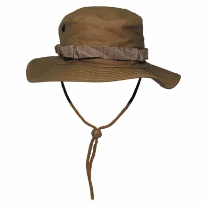 Produktbild von MFH US GI Buschhut, mit Kinnband, GI Boonie, Rip Stop, coyote tan
