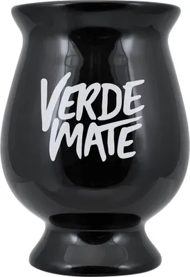 Produktbild von Cebador- Mate Tee Becher Copa 330ml - Yerba Mate Kalebasse - Kelchform - Hochwertig - Glasierte Keramik - Hitzebeständig