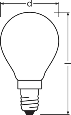 Immagine prodotto di LEDVANCE LED CLASSIC CRI97 4,2W 927 smerigliato E14 lampada 470lm 2700K bianco caldo 97Ra come 40W dimmerabile 4099854065828
