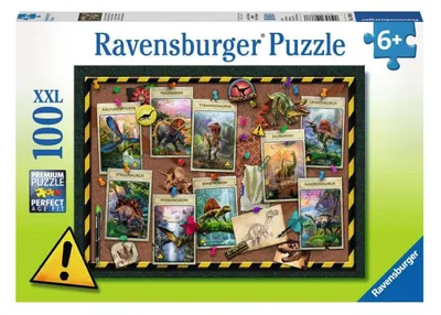 Image de Ravensburger Puzzle 100 pièces XXL collection de dinosaures