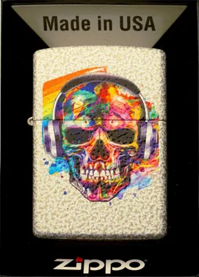 Obrázek produktu pro Zapalovač ZIPPO SKULL HEADPHONES 60006144