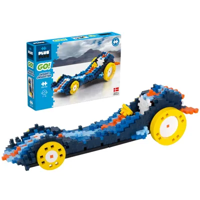 Produktbild von PlusPlus Mini Mix Bausteine – Wüsten-Dragster, 240 Teile