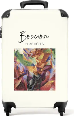 Obrázok produktu pre NoBoringSuitcases.com® Kufr Príručná batožina na kolieskach Rolling suitcase Malý kufor na 4 kolieskach - Art - Boccioni - Colours - Old Masters - Vintage - Cabin Size < 55x40x23 cm & 55x40x20 cm - Foto kufor - Cabin suitcase - Board luggagePríručná batožina Kufor 55x35x20 cm, 36L,