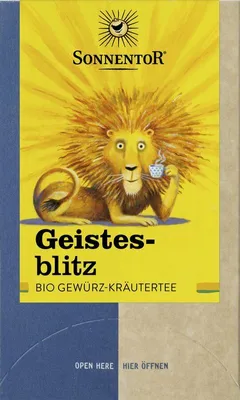 Produktbild von Kräutertee Geistesblitz Bio, Teebeutel