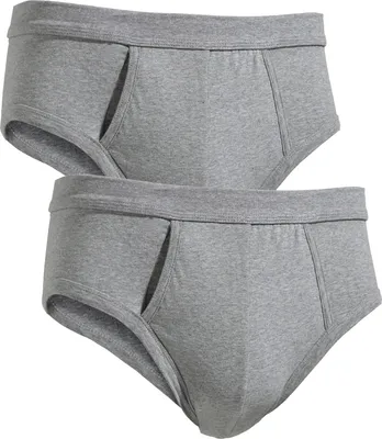 Produktbild von Erwin Müller Herren-Slip 2er-Pack grau meliert 9