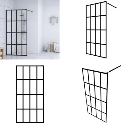 Produktbild von vidaXL Duschwand für Walk in Dusche Klares Sicherheitsglas 140x195 cm - Duschwand - Duschwände - Begehbare Duschwand - Begehbare Duschwände